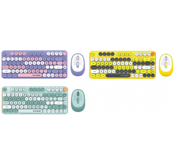 55 Keys Wireless Mouse Keyboard Combo
